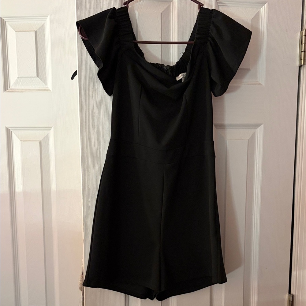 Charlotte Russe Black Romper
